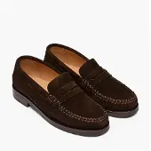 Playboy Footwear Damen - Toc1936 Norah Slipper - Dark Brown Suede