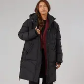 True North Damen - Barbro Mantel - Schwarz