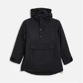 True North Kinder - Stretch Wasserdichter Anorak-Mantel - Schwarz