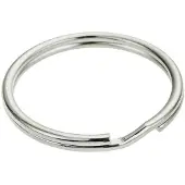 Stoker Stahl Vernickelter Schlüsselanhänger 30 Mm 100 Einheiten