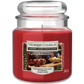 Yankee candle Duftkerze Mittleres Glas Christmas Bubbly 340 g rosa GFM3192790fe