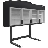 Tefcold Supermarkt-Wandgefrierschrank MTF250B VS 1076l Schwarz
