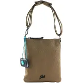 Gabs Leder Umhängetasche Schultertasche Beyonce Crossbody Bag Cappuccino hellbraun
