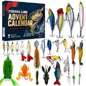 Merkloos Adventskalender Angeln, 24 Köder, für Angler, Adventszeit