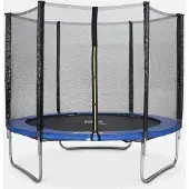 Softee Trampolin Plus, 310 cm Durchmesser, 76 cm Höhe, Mehrfarbig, 150 kg, mit Sicherheitsnetz