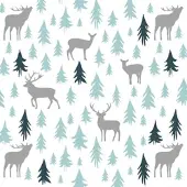 Duni 240x PAPER + DESIGN Tissue-Serviette 33 x 33 cm Earth Xmas 3-lagig