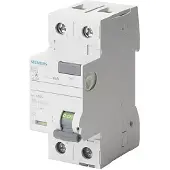 Siemens 5SV3417-6KL FI-Schutzschalter, 2-polig, Typ A, In: 80 A, 100 mA, Un AC: 230 V, N-links 5SV34176KL