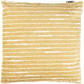 Dutchbone Cushion Leaf Square Ochre
