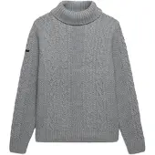Superdry Jacob Cable Roll Neck Jumper Pullover