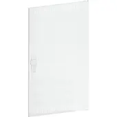 Hager FZ014NV1 Tür, univers, rechts, geschlitzt, RAL 9010, für Schrank IP3X, 950x550mm