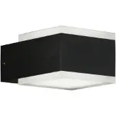 BÖHMER Aussenleuchte LED 2x6W 3000K 2x500lm schwarz IP54
