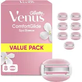 Gillette Venus Comfortglide Spa Breeze, 8 Original Ersatzklingen, Rosa