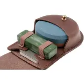 Skerper Field Sharpening Kit SVSO004, Schleifstein Set mit Lederetui