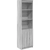 vidaXL Highboard Grau Sonoma 50x35x180 cm Holzwerkstoff