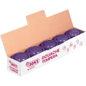 Jovi Federmäppchen Temperafarben, 5 Dosen 35 ml, Violett (50323)