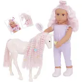 Our Generation Elara & Lumina – 46 cm-Puppe mit Pferdefohlen