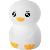 Ansmann Nachtlicht Kinder Silikon aufladbar dimmbar 7 Farben Pinguin