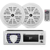 Pyle Marine Receiver & Lautsprecher Kit – In-Dash LCD Digital Stereo Integrierte