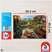 Schmidt Spiele 59763 Frühstück mit Aussicht Puzzle, 1.000 Teile, 1000 Stück(e), andere, 12 Jahr(e)