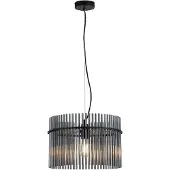 Searchlight Hängelampe Swizzle, dimmbar, alu / grau / zink, für Wohn- / Esszimmer, Glas, Pendelleuchte