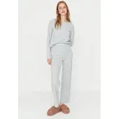 Trendyol Pyjama in Grau - S