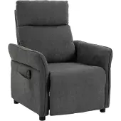 HOMCOM Relaxsessel, TV-Sessel mit Massage & Wärme, Dunkelgrau
