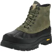 Sorel für Herren. 2138671355 Daystorm Horizon GTX Stiefel grün, schwarz (45), Leder, Wohnung, Schnürsenkel, Lässig