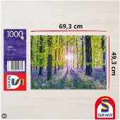 Schmidt Spiele Zarte Glockenblumen im Wald, 1000 Stück(e), Flora, 12 Jahr(e)