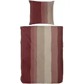 Hahn Biber Bettwäsche Fjella rot 135x200 cm + 80x80 cm