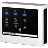 Karibu Woodfeeling Sauna Mia (Eckeinstieg), Ganzglastür, graphit, Ofen 9 kW externe Steuerung easy