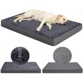 Sonstiges Orthopädisches Hundebett XL 111x81cm Grau Wasserdicht 9cm Dick