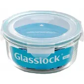 Glasslock MCCB-095 Glas Vorratsdose Küche rund 920ml grün
