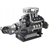 Mould King Technic McLaren V8 Motor Bausatz Realistisch