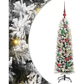vidaXL Künstlicher Weihnachtsbaum mit 150 LEDs mit Ständer Grün 120 cm 3395004