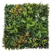 Outsunny KÜNSTLICHE-HECKE PE Bunt