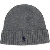 Ralph Lauren für Herren. 710886137003 Wollmütze mit Schimmel (OSFA), Lässig, Grau, Wolle