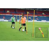 Megaform teleskopische Slalomstangen Set von 8 für Sporttraining