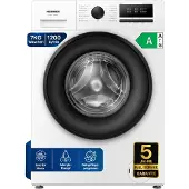 Heinner HWM-HMN7012IVSMA Waschmaschine 7 kg, 1200 U/min, Inverter, Allergy Steam, Weiß