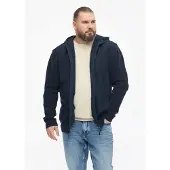 s.Oliver Sportive Strickjacke aus Fabricmix mit Kapuze