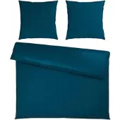 Premium Living Bettwäsche Xenia Streif XXL Blau ca. 200x200cm