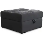 Masseno POUF MIZA Grau 65x65 cm