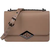 Replay Schultertasche Umhängetasche Shoulderbag Dark Beige taupe