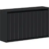 vidaXL Wandmontierter Schuhschrank ZWOLLE 71 x 17 x 43 cm Schwarz