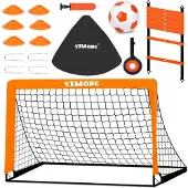 Merkloos Fußballtor mit Trainingszubehör für Kinder