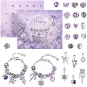 Merkloos Adventskalender 2026, 24 Türen, DIY Armbandenset, Schmuck für Weihnachten