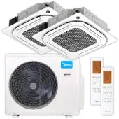 Midea Multisplit Klimaanlage Decken-Set | MCA4U | 2,6 kW + 3,5 kW