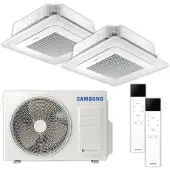 Samsung Multisplit Klimaanlage Mini-Decken-Set | WindFree | 2,6 kW + 2,6 kW