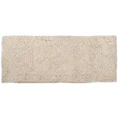 StyleBREAKER Stirnband "Strick Stirnband mit Rauten Muster", Damen, beige, 100% Polyacryl PAN., Modisch, Mützen Stirnband