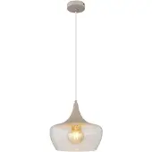 Nowa Pendelleuchte AROLA, Sand, Metall, Glas, Höhenverstellbar, Ø 30 cm