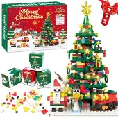 Dripio Adventskalender 2026 Weihnachtsbaum-Bausteine mit LED-Licht